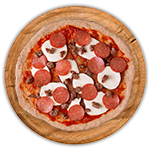 Loaded Chessy Steak Pizza 